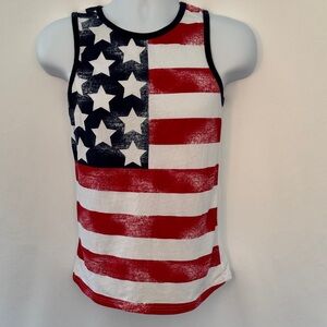 ❤️3/$30 City Streets American Flag Tank Top